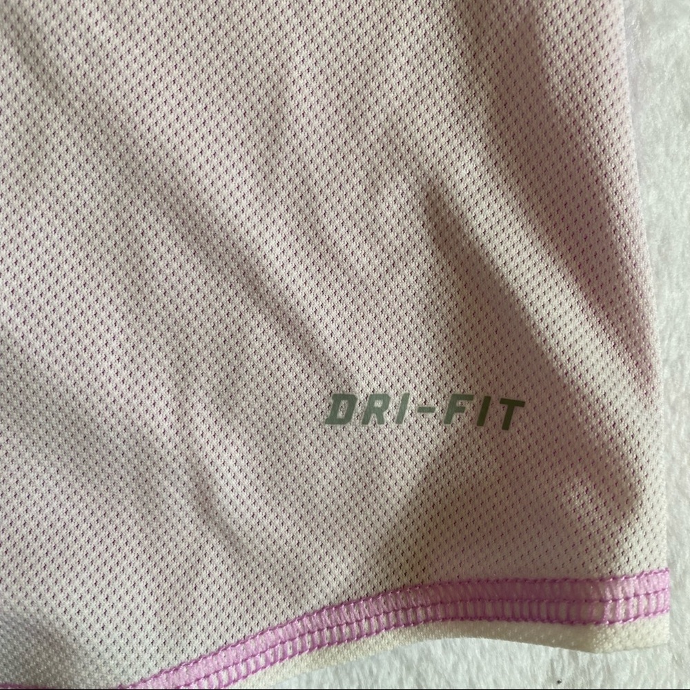 Nike Pro Dri Fit Tank Top - Lavender and White - Picture 5 of 7